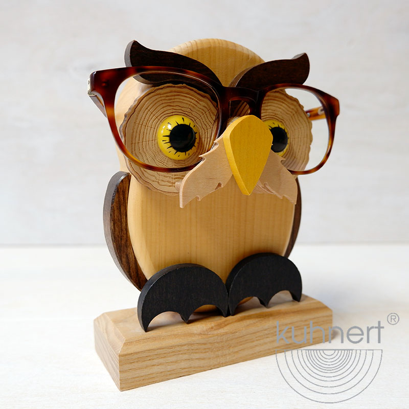 Brillenhalter für Brillen, Brillenständer Hund aus Holz