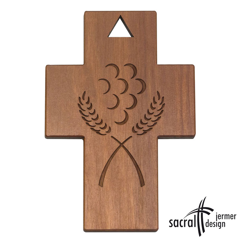 Kreuz Traube und Äehren