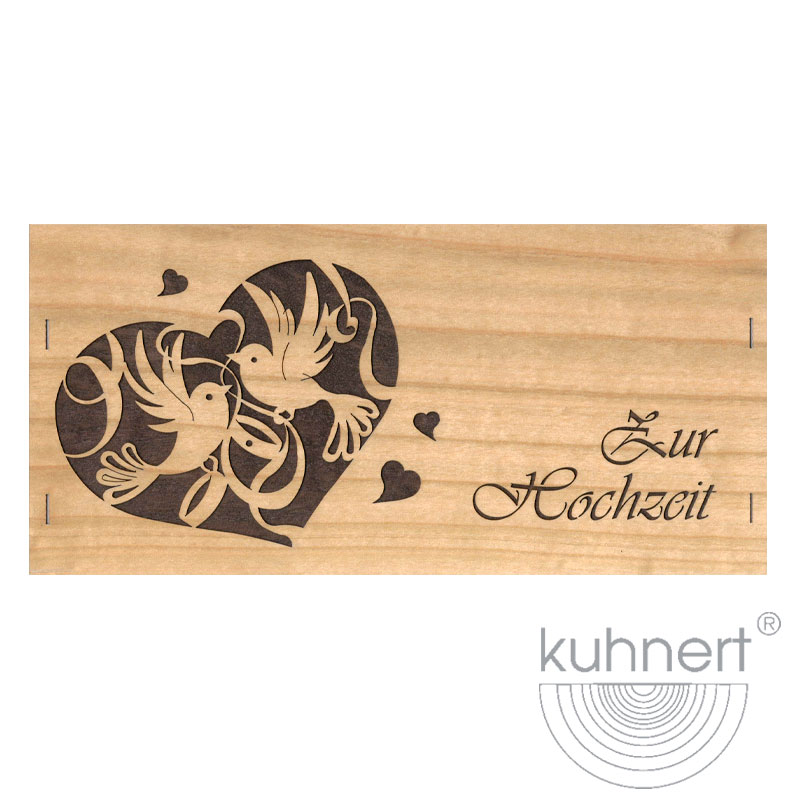 Aufstellkarte Hochzeit