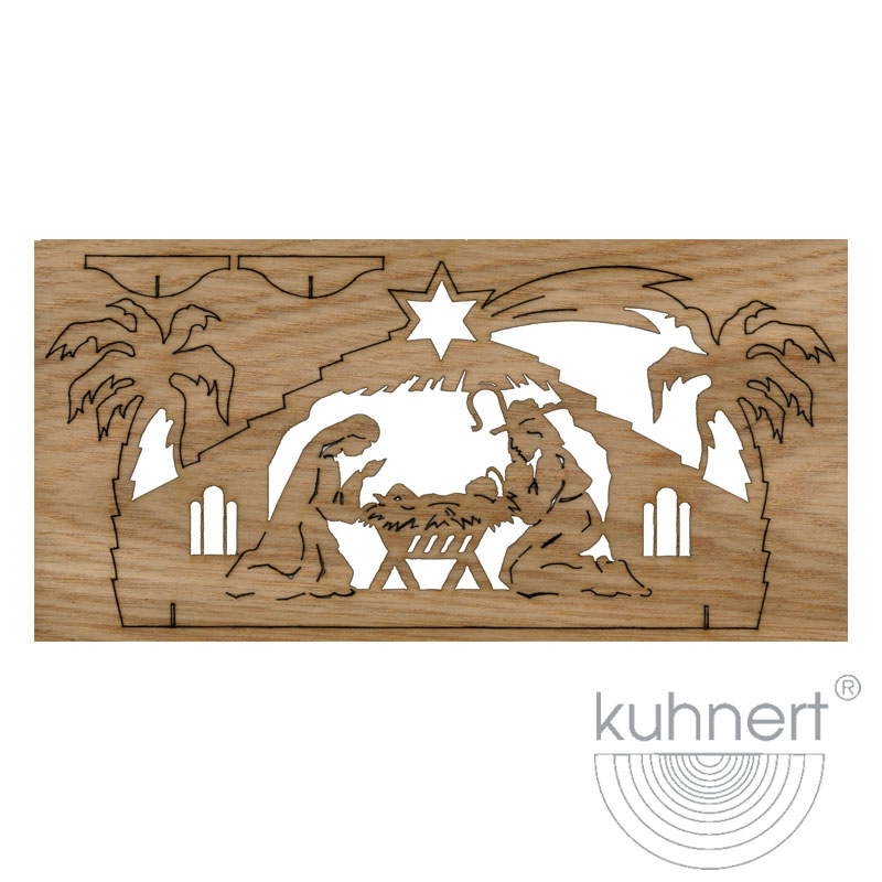 Puzzlekarte Krippestall