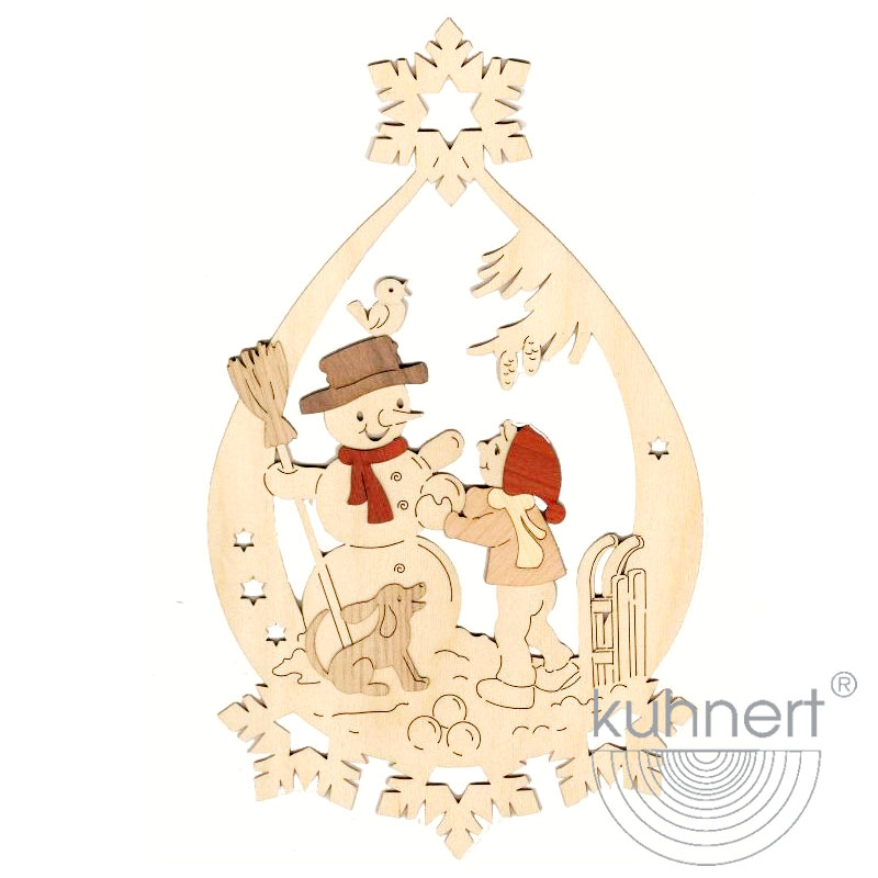 Fensterbild Winterkinder