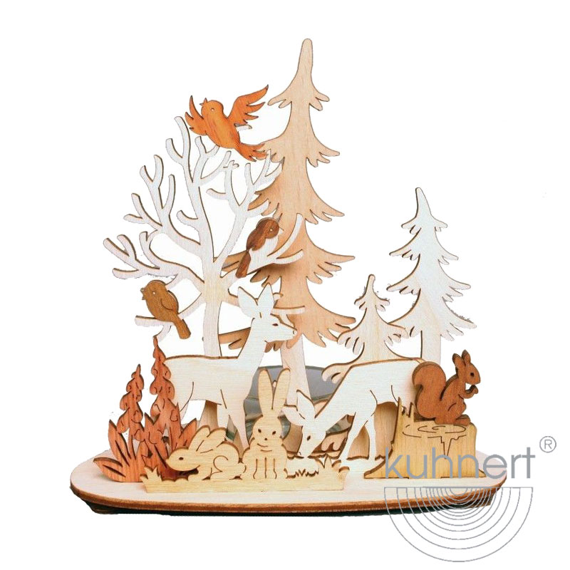 Teelichthalter Wald und Wiese